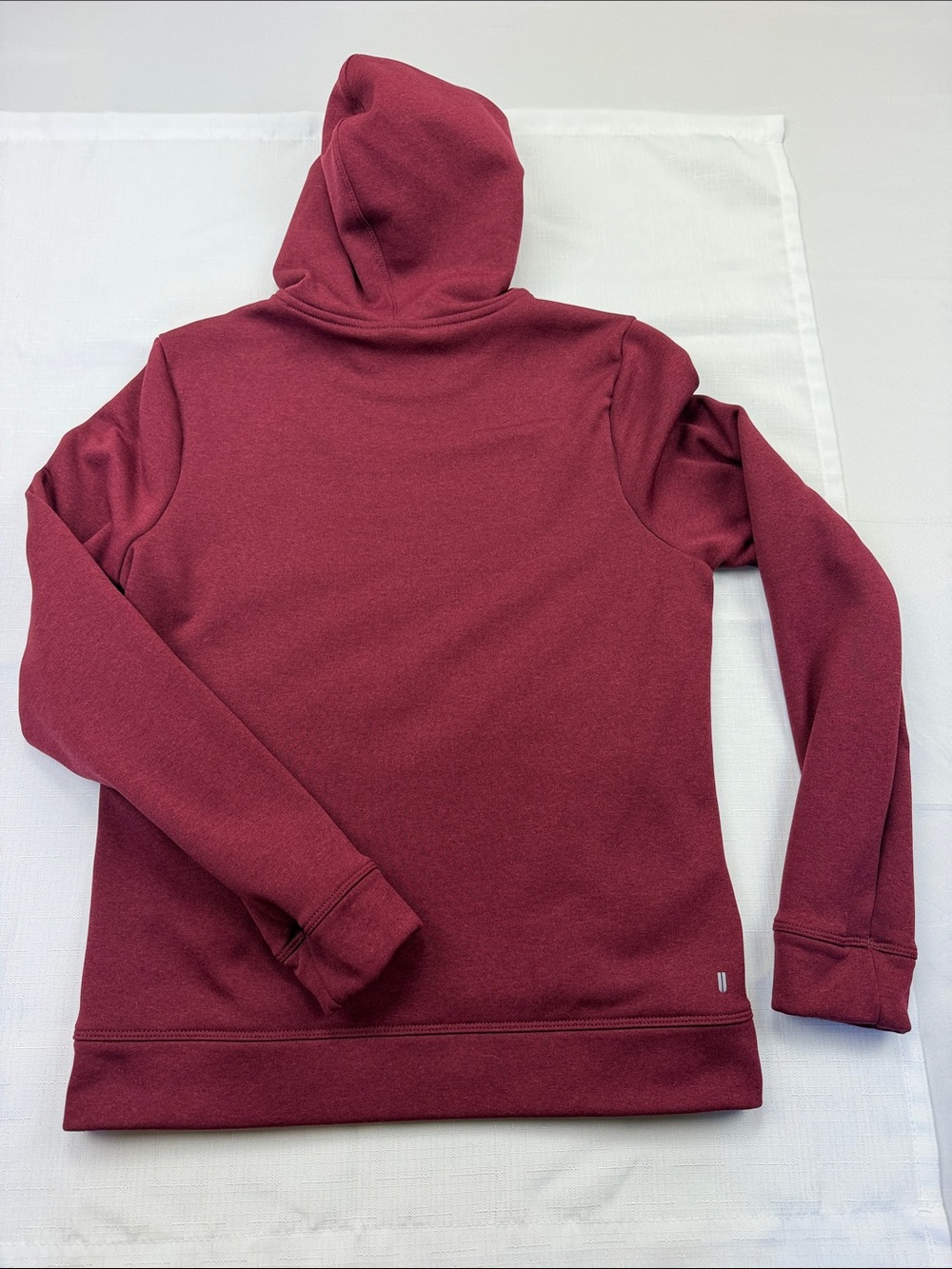NOBULL Women's Burgundy Hooded Pullover Sweatshirt - Picture 8 of 9